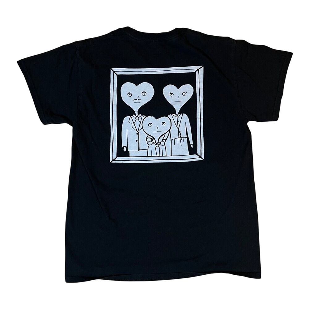 Rare Ritt Momney Black Graphic T-Shirt Size Medium Indie Pop Htf Band Merch
